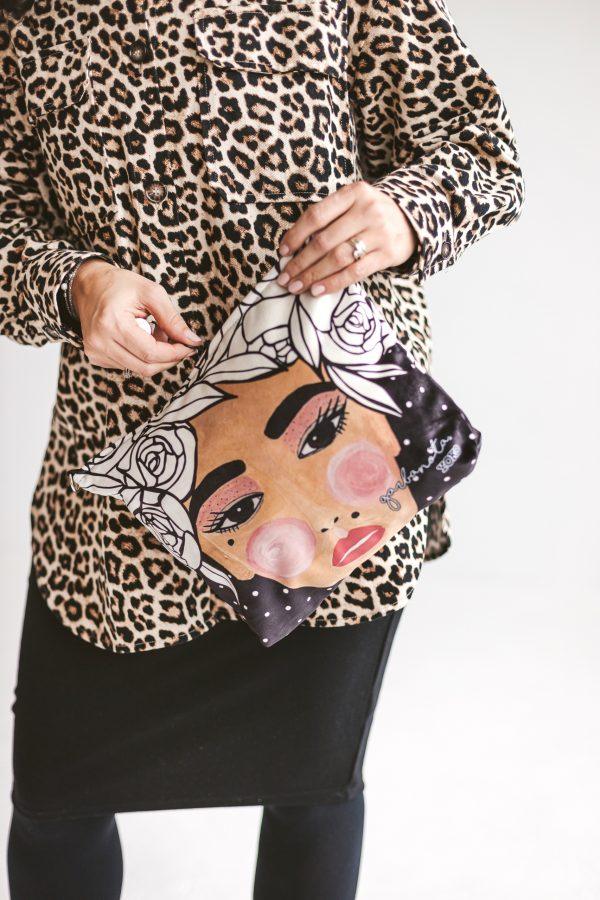 BOLSA DE MAQUILLAJE / NECESER YOKO - NEGRO - ZYOUNAT Boutique