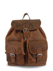 Mochila de Cuero NK 1910 - Marrón - ZYOUNAT Boutique