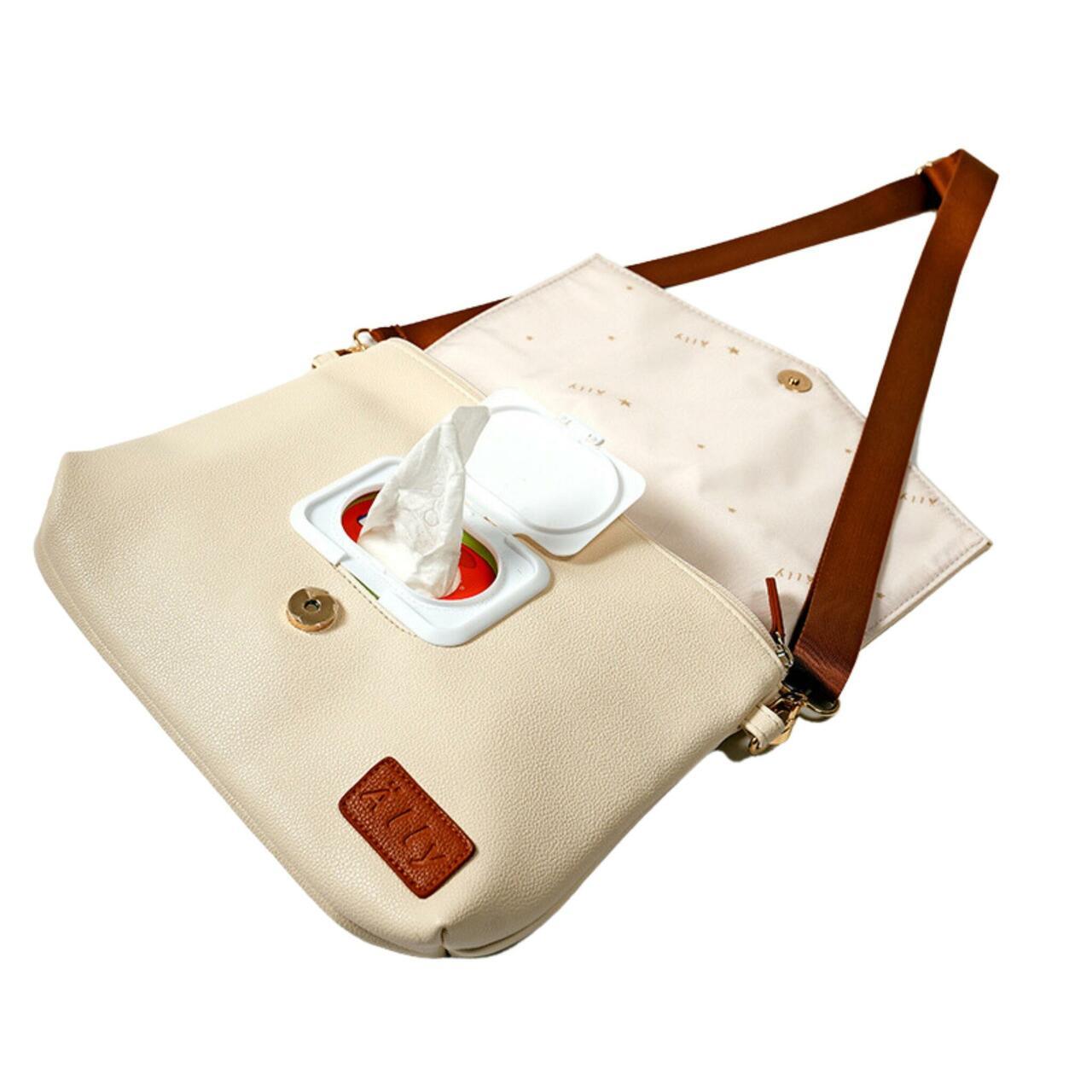 Bolso de accesorios para bebé – Cappuccino - ZYOUNAT Boutique