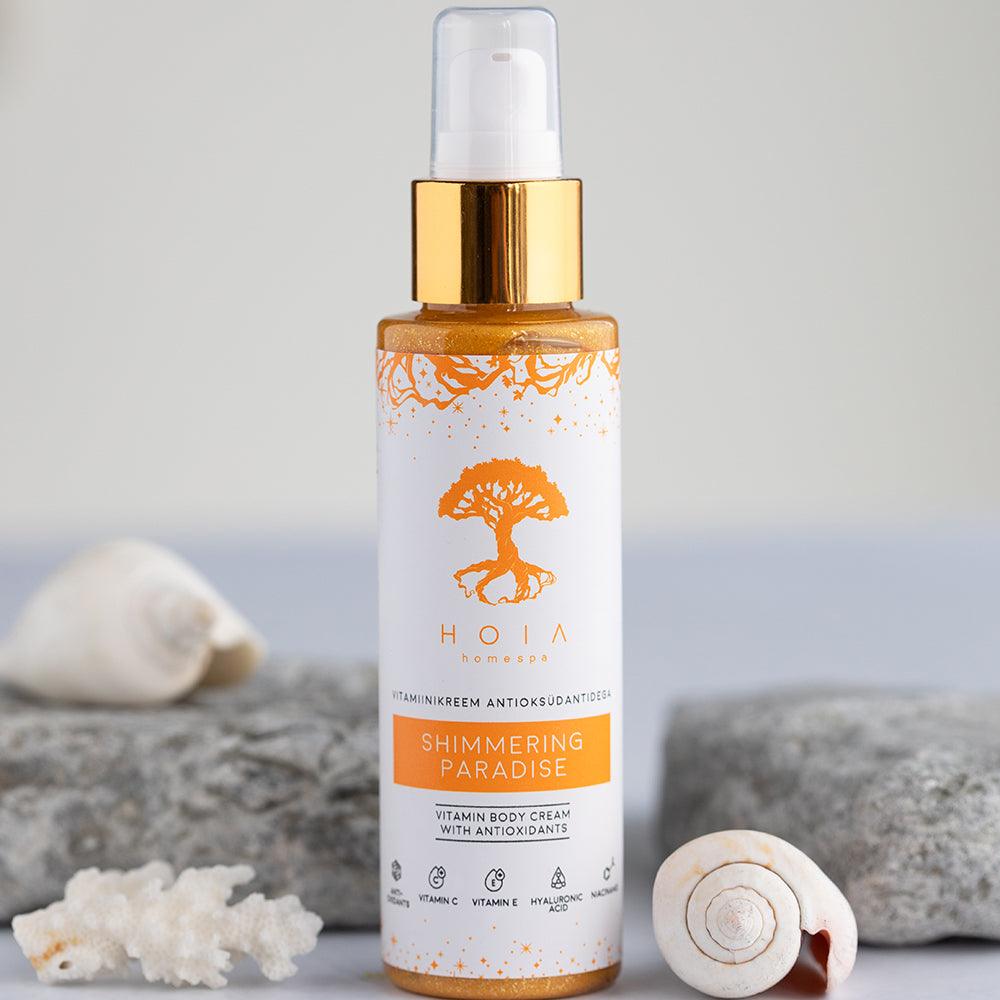 Crema corporal vitamínica con antioxidantes "Paraíso Resplandeciente", 100 ml - ZYOUNAT Boutique