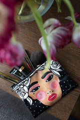 BOLSA DE MAQUILLAJE / NECESER YOKO - NEGRO - ZYOUNAT Boutique