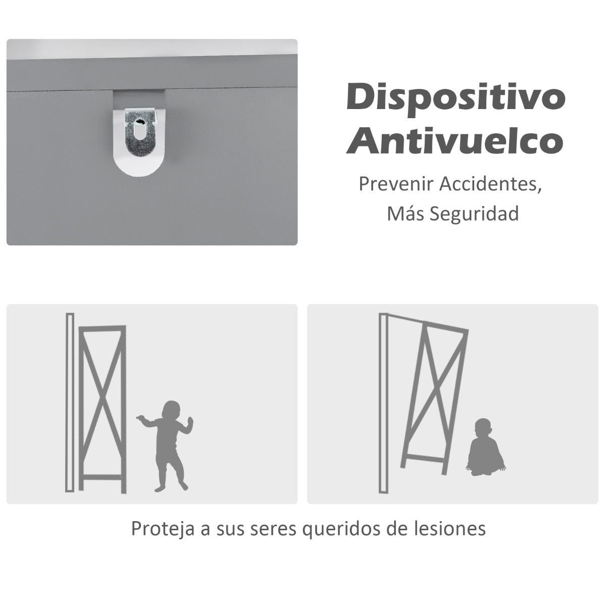 Armario Alto de Baño con 5 Niveles de Almacenamiento Gabinete Independiente Organizador Estrecho para Cocina 37 x 37 x 160 cm Gris