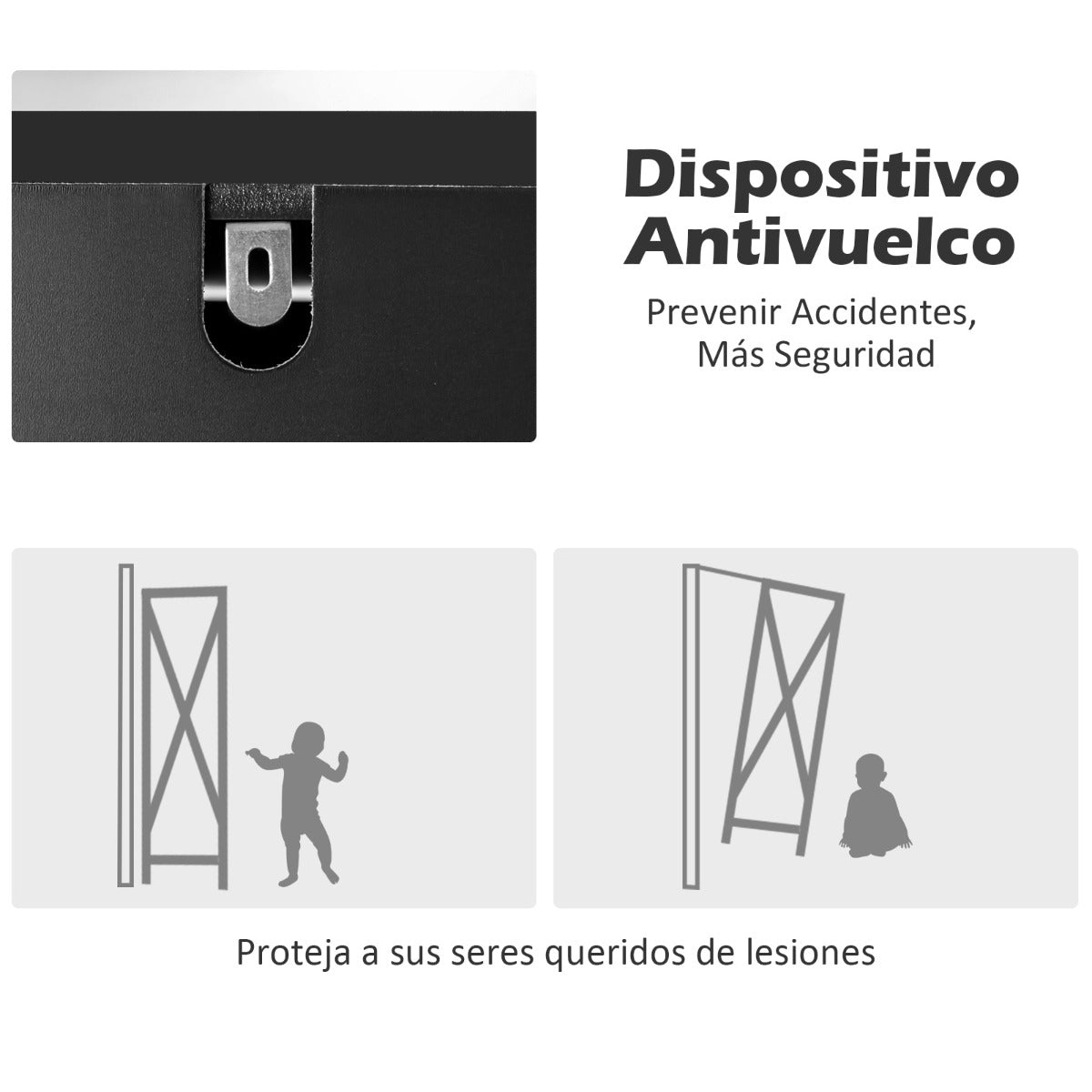 Armario Alto de Baño con 5 Niveles de Almacenamiento Gabinete Independiente Organizador Estrecho para Cocina 37 x 37 x 160 cm Negro