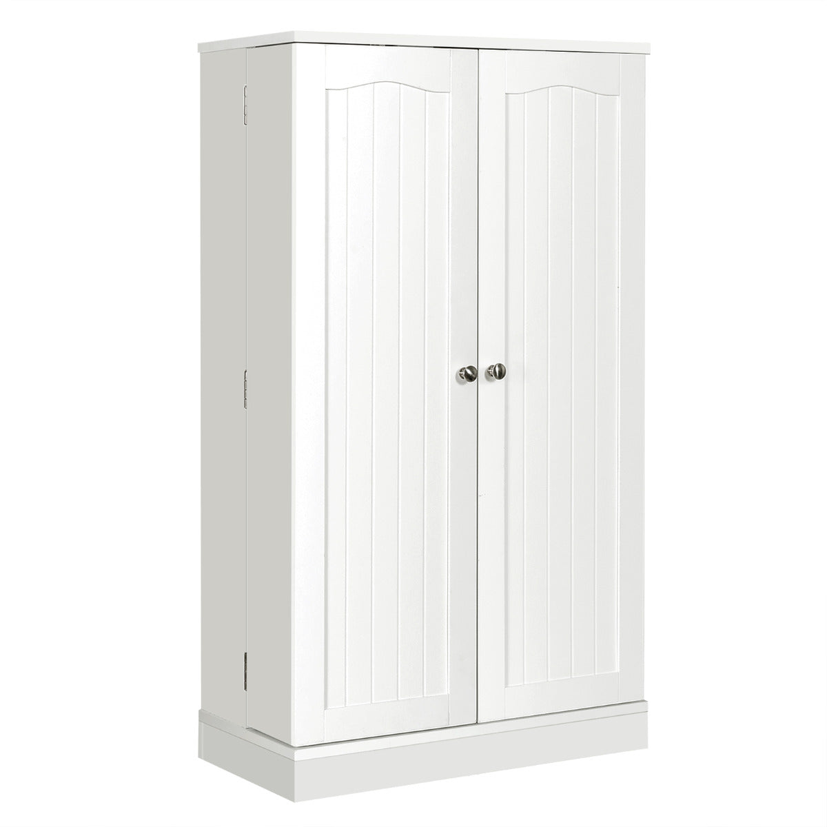 Armario Despensa para Cocina con Doble Puerta Repisas Regulables Organizador Alacena Salva Espacio para Comedor Blanco 59 x 30,5 x 103 cm