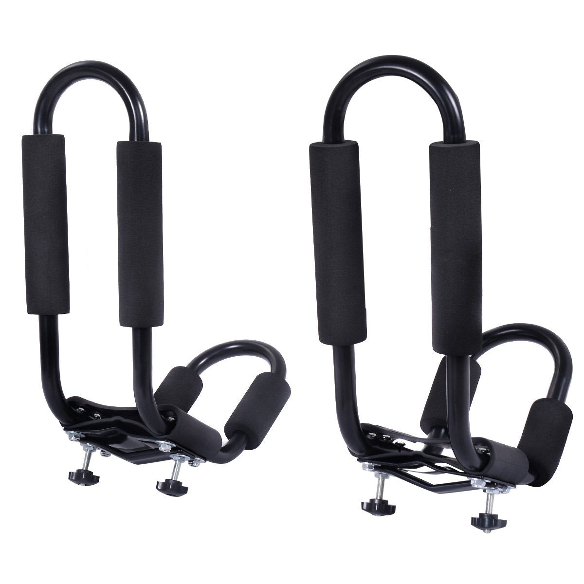 Set de 4 Soporte para Kayak para Portaequipajes de Coche con 4 Correa de Seguridad