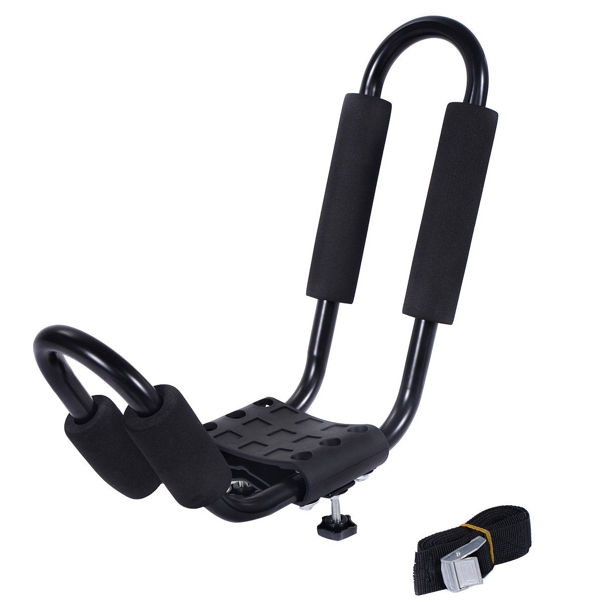 Set de 4 Soporte para Kayak para Portaequipajes de Coche con 4 Correa de Seguridad