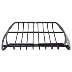 Baca de Coche Vehículo Metal Universal Portaequipajes Techo de Automóvil para Transporte 120 x 98 x 17 cm Negro
