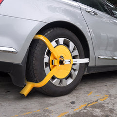 13'-15' Abrazadera de Neumático con Ventosa Cerradura de Seguridad de Rueda Remolque de Coche