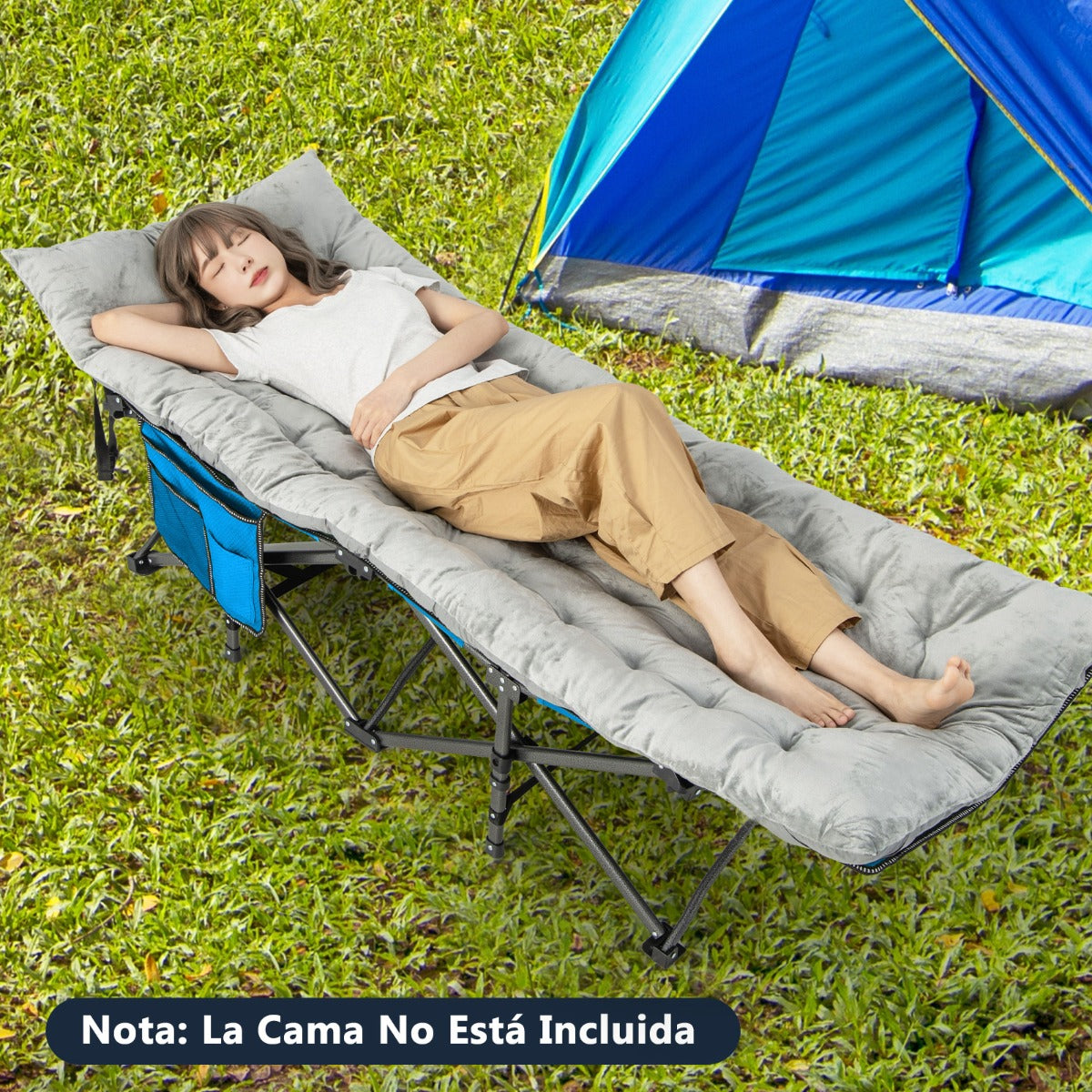 Cojín para Tumbona con 4 Correas de Fijación Tumbona Cojín de Catre para Silla de Exterior Jardín Terraza y Balcón 190 x 70 x 7 cm Gris