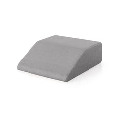 Cojín de Cuña para Elevar Pierna de Espuma Memoria Revestimiento Transpirable Desmontable para Dormir Leer Embarazo 60 x 54,5 x 20 cm Gris