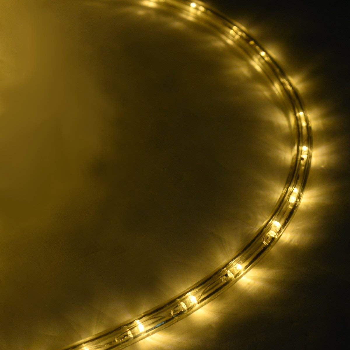 10M Luz Manguera 360 LED Luces de Navidad Fiesta Jardín Hogar Decoración Beige