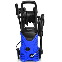 Hidrolavadora de Alta Presión con Boquilla Cables y Mangueras Limpiadoras a Presión para Jardín Coche Casa Exterior Azul 27 x 27 x 68 cm