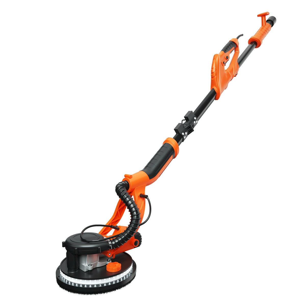 Lijadora para Cartón Piedra 750 W con Sistema de Aspiración Automática 6 Velocidades Regulables 800-1750 rpm y Luces LED