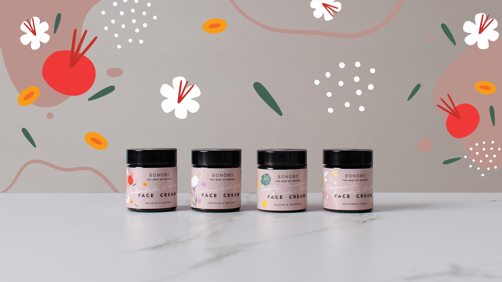 Crema Facial de Caléndula y Rosa Mosqueta - ZYOUNAT Boutique