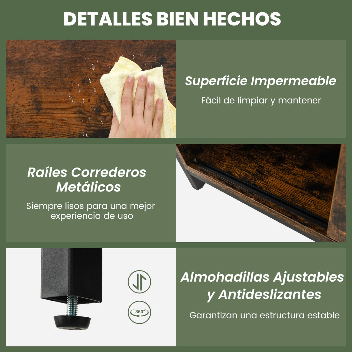 Gabinete de Almacenamiento Estilo Granja de 81 cm Aparador con Puerta Corrediza de Granero Estantes Ajustables para Comedor Marrón