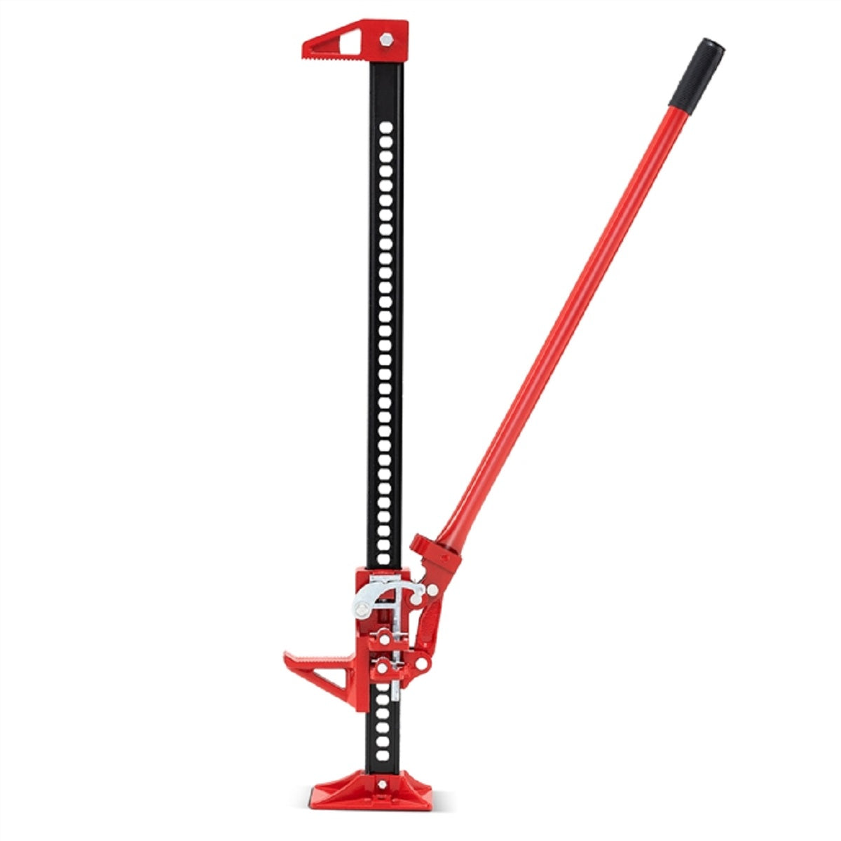 Gato Agrícola de 112 cm Gato Utilitario Todoterreno con Trinquete de Carga 3000 kg Gato Elevador de Alta Resistencia para Automóviles Rojo