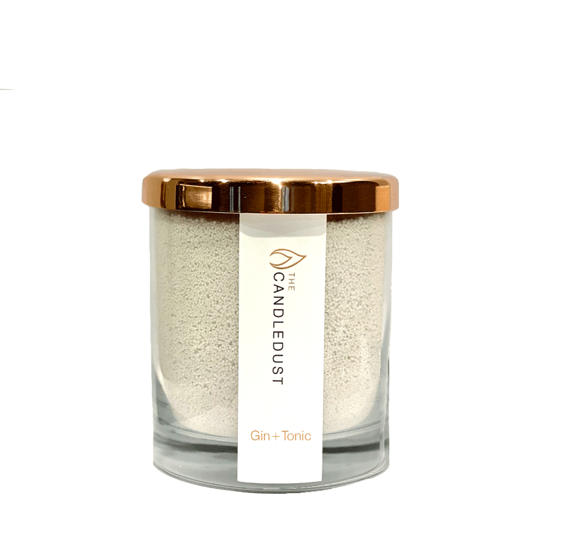 Vela en Polvo en Vidrio - Gin+Tonic 160g - ZYOUNAT Boutique