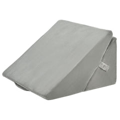 Almohada Triangular de Esponja Cojín con Forma de Cuña Soporte Elevado para Dormir Descansar Gris 58 x 50,5 x 36 cm