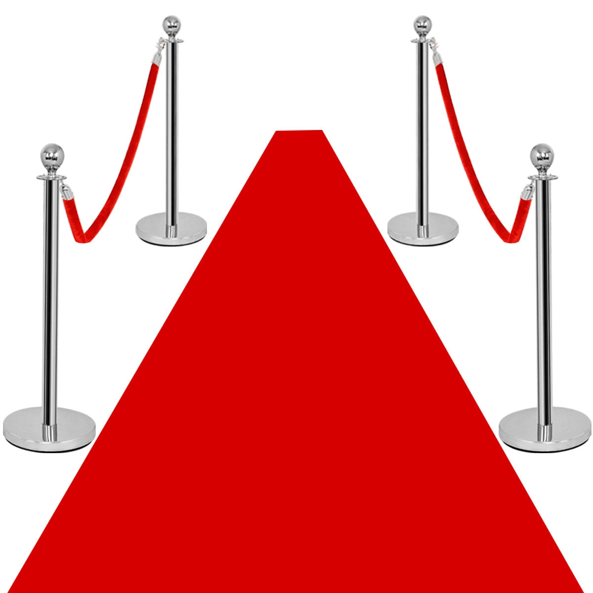 Barrera Soporte Guiar Persona con 4 Piezas Postes y Base para Hotel Aeropuerto Concierto Cine