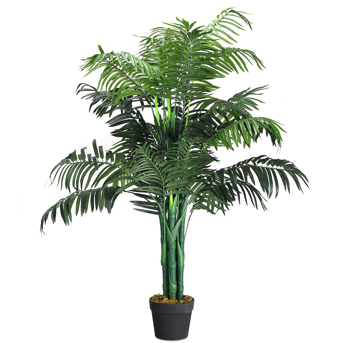 Árbol Artificial Planta Palmera Artificial para Decoración en Oficina Hogar 110 cm