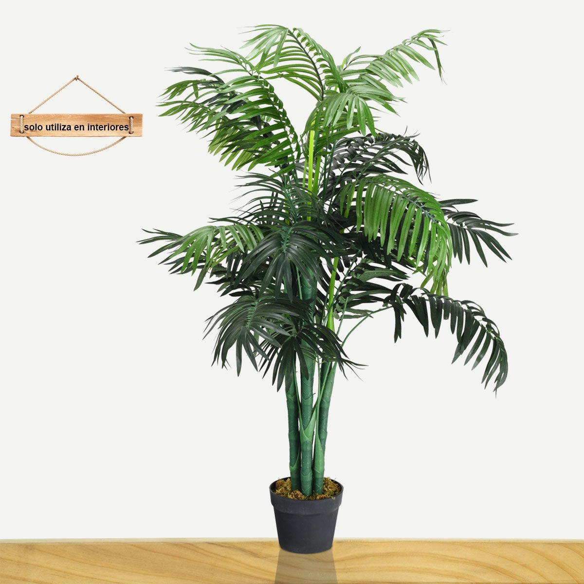 Árbol Artificial Planta Palmera Artificial para Decoración en Oficina Hogar 110 cm