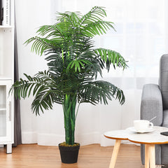 Árbol Artificial Planta Palmera Artificial para Decoración en Oficina Hogar 110 cm