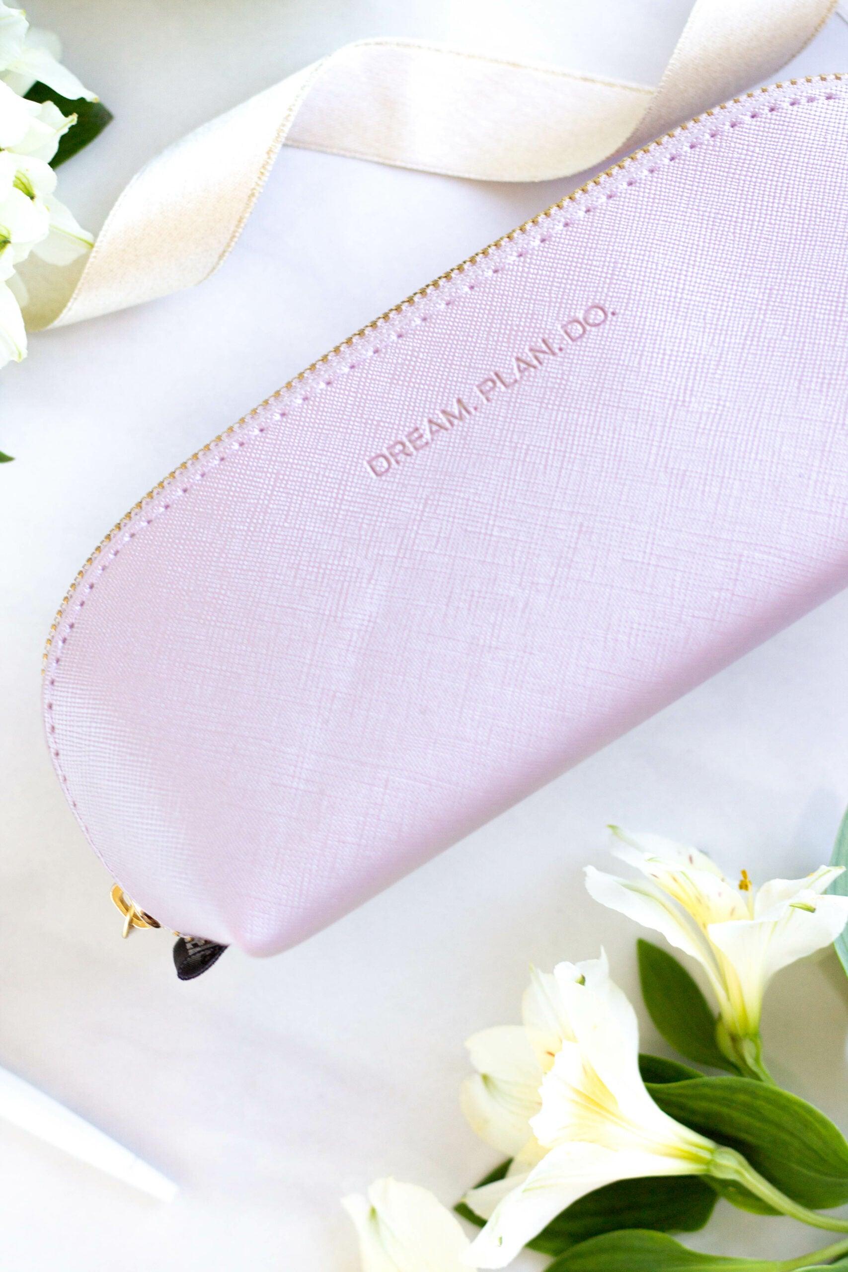 Estuche de Lápices DREAM. PLAN. DO. - Púrpura - ZYOUNAT Boutique