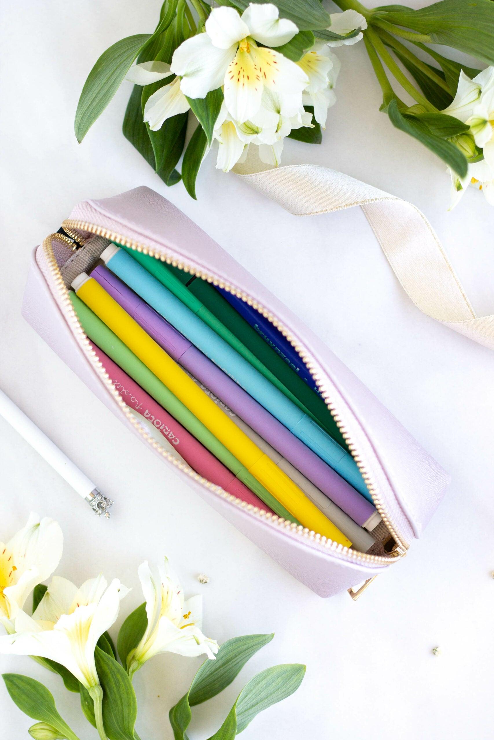 Estuche de Lápices DREAM. PLAN. DO. - Púrpura - ZYOUNAT Boutique