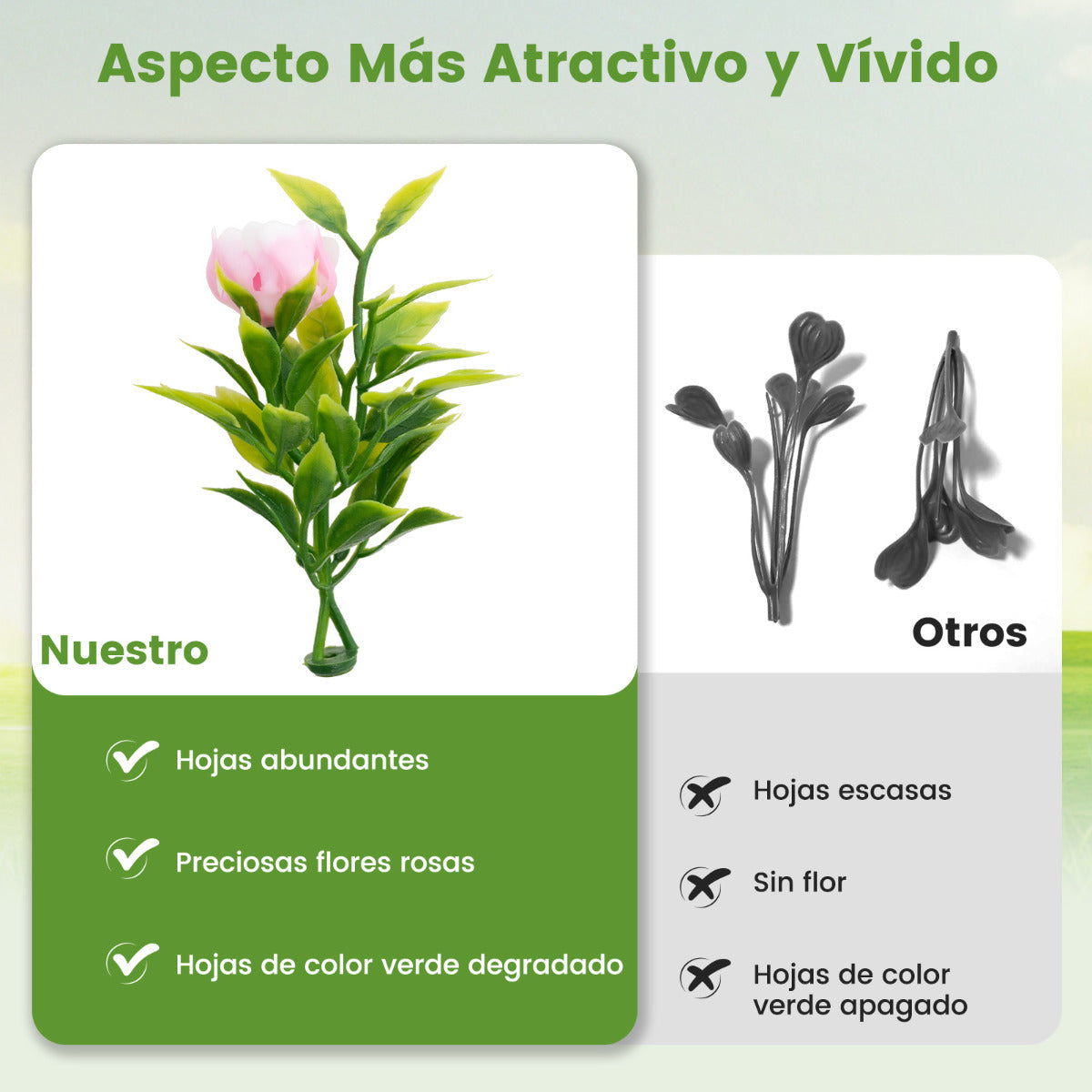 Juego de 2 Bolas de Topiario Artificiales 37 cm Bolas Decorativas Falsas con Flores Rosas Esfera de Jardín Interior con Protección Solar