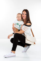 Bolso de accesorios para bebé – Cappuccino - ZYOUNAT Boutique