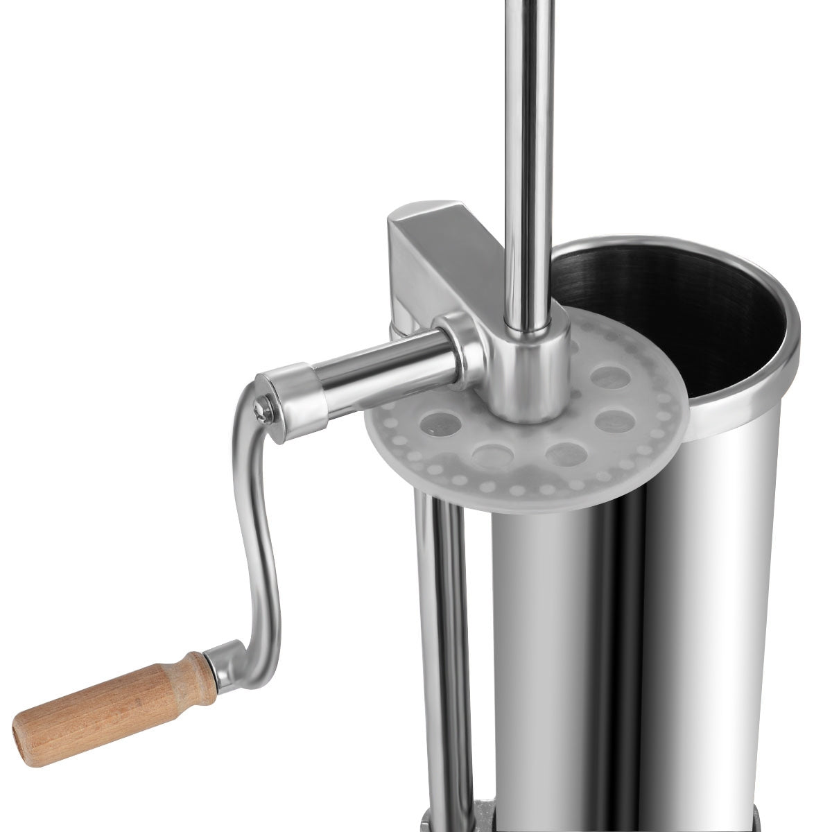 3kg Máquina para Hacer Salchichas Embutidora Manual Máquina de Embutidos con 4 Tubos de Rellenado