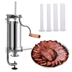 Empaquetadora de salchichas de acero inoxidable 1,5kg con 4 tubos de llenado