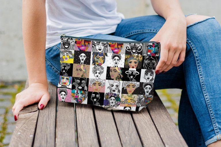 BOLSA DE MAQUILLAJE / NECESER MOSAICO COLORIDO - ZYOUNAT Boutique
