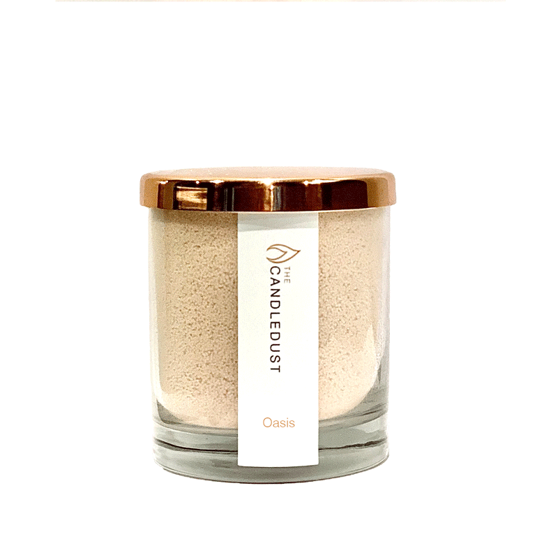 Vela en Polvo en Vidrio - Oasis 160g - ZYOUNAT Boutique
