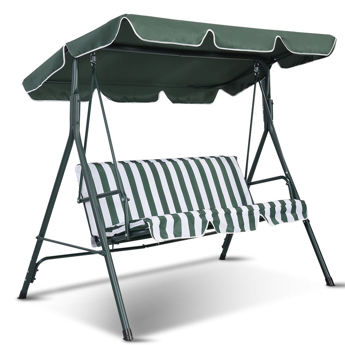 Toldo Tratamiento Impermeable para Jardín Patio Poliéster Verde-191 x 132 cm