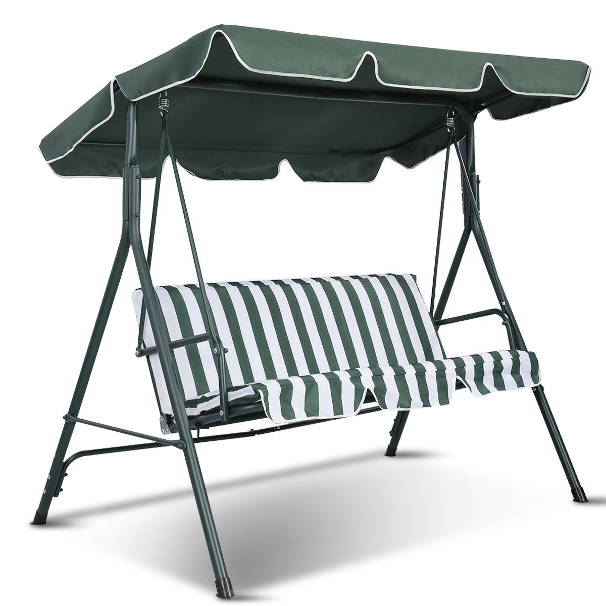 Toldo Tratamiento Impermeable para Jardín Patio Poliéster Verde-196 x 109 cm