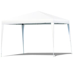 Gazebo de Jardín Plegable Ajustable en Altura 3x3 m Carpa Blanco