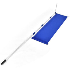 Pala Nieve de 189-620 cm Pala Quitanieves de Aluminio con Mango Extensible y Antideslizante con Pomo de Ajuste para Remover Hojas Mojadas
