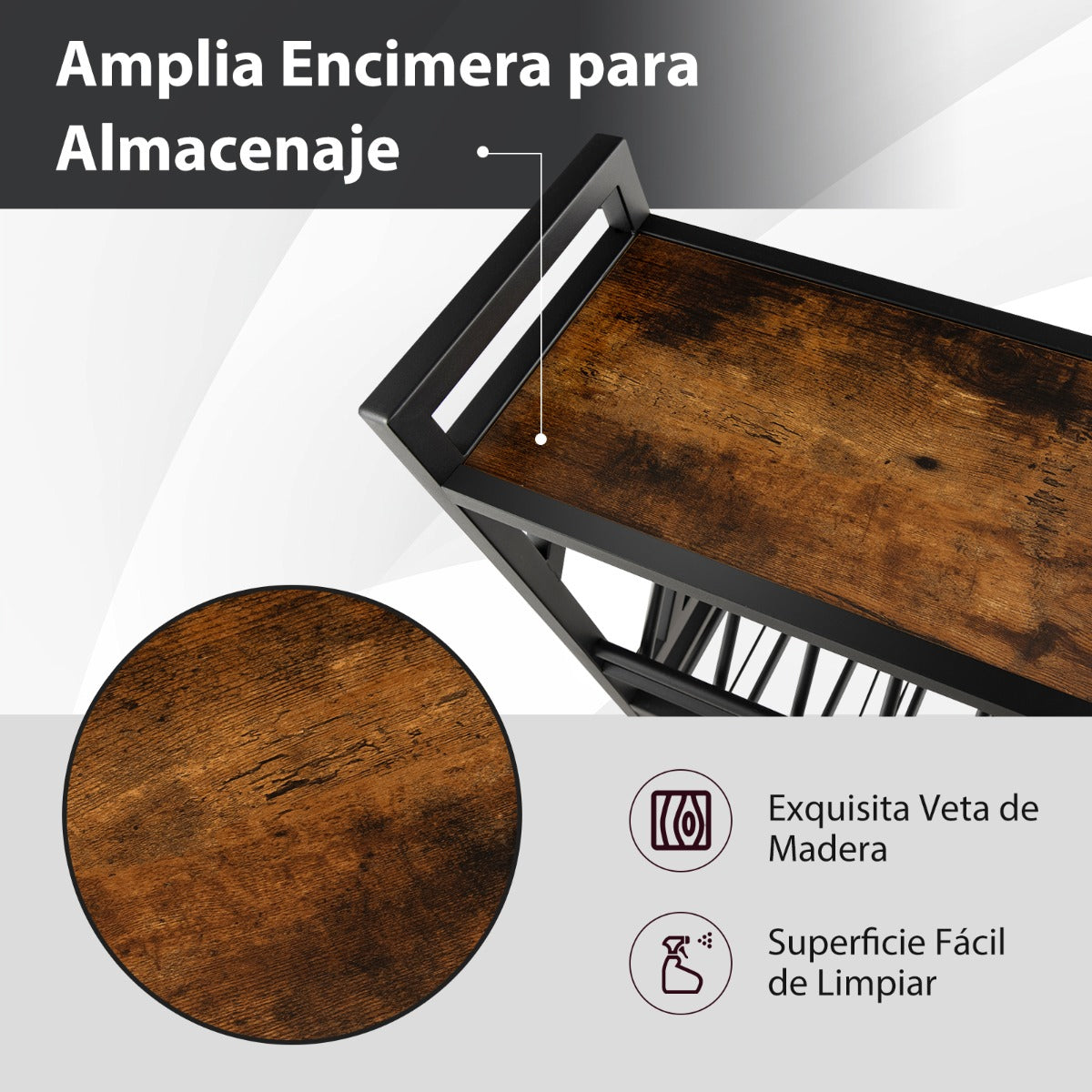 Soporte de Pared para Botellas de Vino Estantería de Vino con Portabotellas 2 Niveles 3 Filas de Sujetadores para Cocina 51 x 26,5 x 60 cm