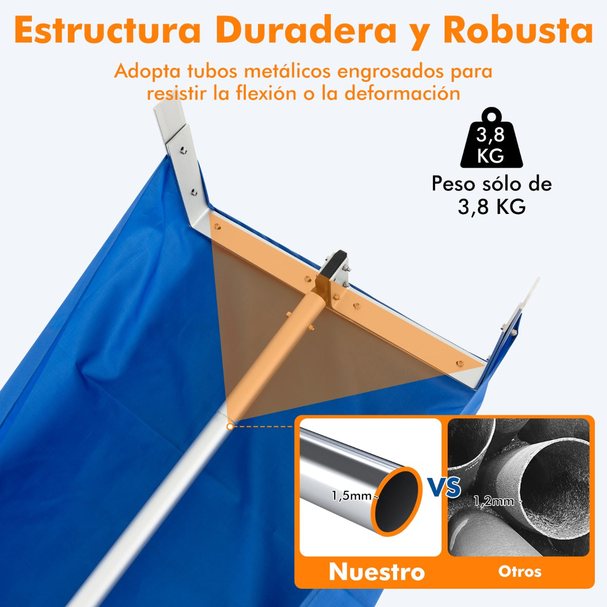 Rastrillo de Techo de 170-608 cm para Quitar Nieve con Ruedas Mango Antideslizante Herramienta y Liviana de Aluminio para Casa y Garaje