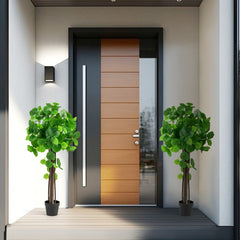 Árbol de Cidra Artificial de 110 CM Planta Falsa en Maceta con Tronco de Madera Real Ramas Ajustables Planta de Suelo Decoración Interior