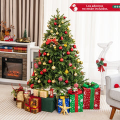 150/180cm Árbol de Navidad Artificial con Luces LED multicolores y Blancas Cálidas 11 Modos De Iluminación-150cm
