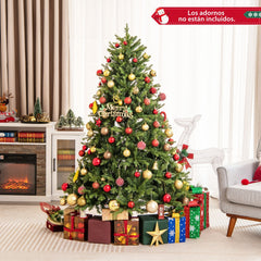 150/180cm Árbol de Navidad Artificial con Luces LED multicolores y Blancas Cálidas 11 Modos De Iluminación-180cm