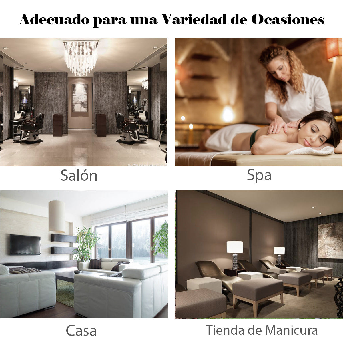 Reposapiés para Pedicura y Manicura con Altura Ajustable de 44-65 cm y Almohadilla Equipamiento Profesional para Salones de Belleza Negro