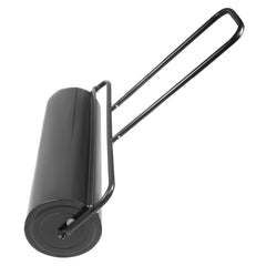Rodillo para Césped 63L Rodillo de Acero con Forma de U Ideal para Tener Césped Liso y Plano Negro 114 x 90 x 30 cm