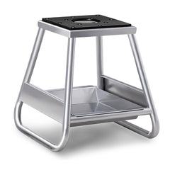 Soporte de Elevación para Motocicleta de Metal Resistente con Parte Superior Antideslizante Bandeja de Aceite Extraíble Carga 450 kg
