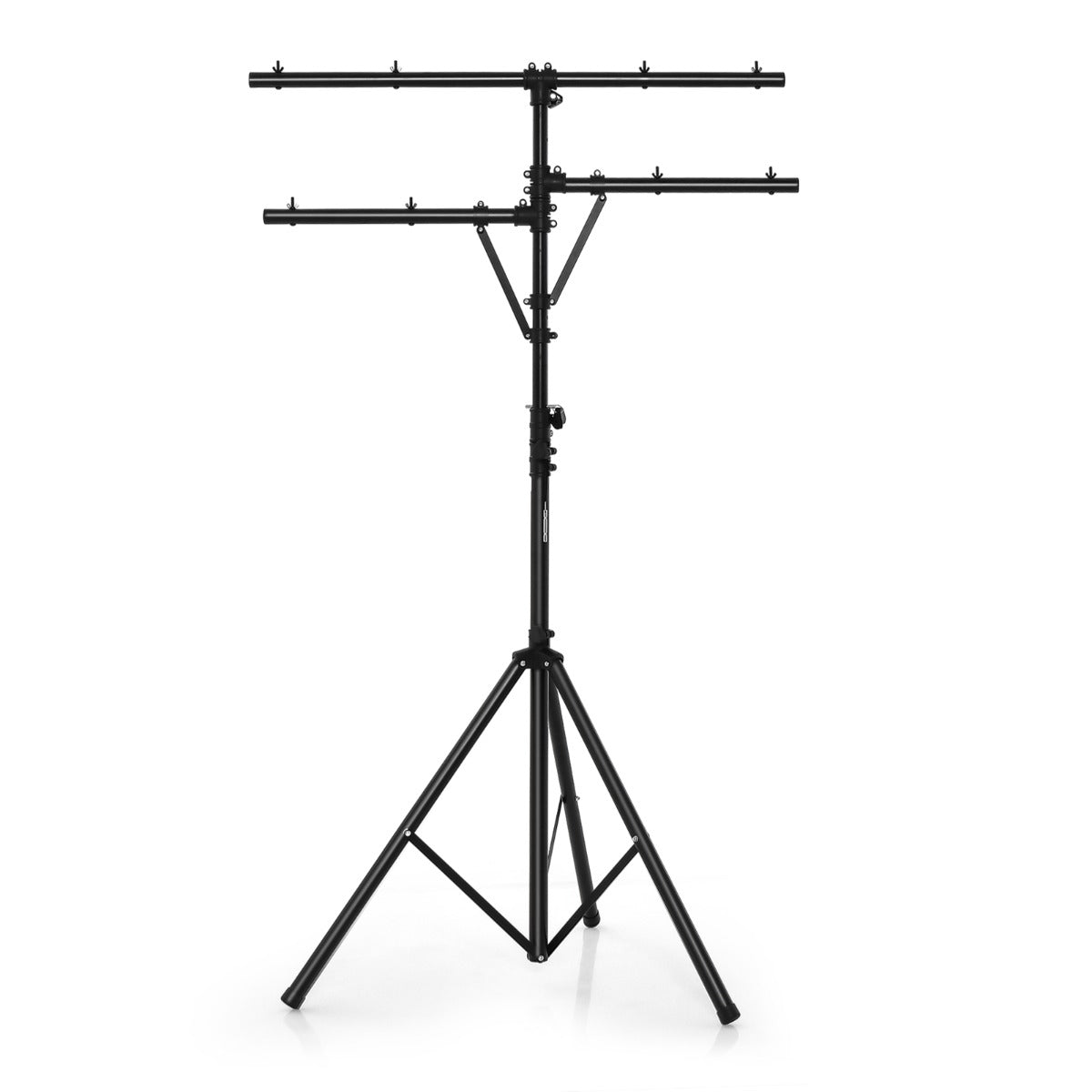 Soporte de Luz Móvil Ajuste Altura con Múltiples Brazos Trípode Portátil en Forma de T para Obras de Teatro Bodas y Fiestas Carga 40 kg