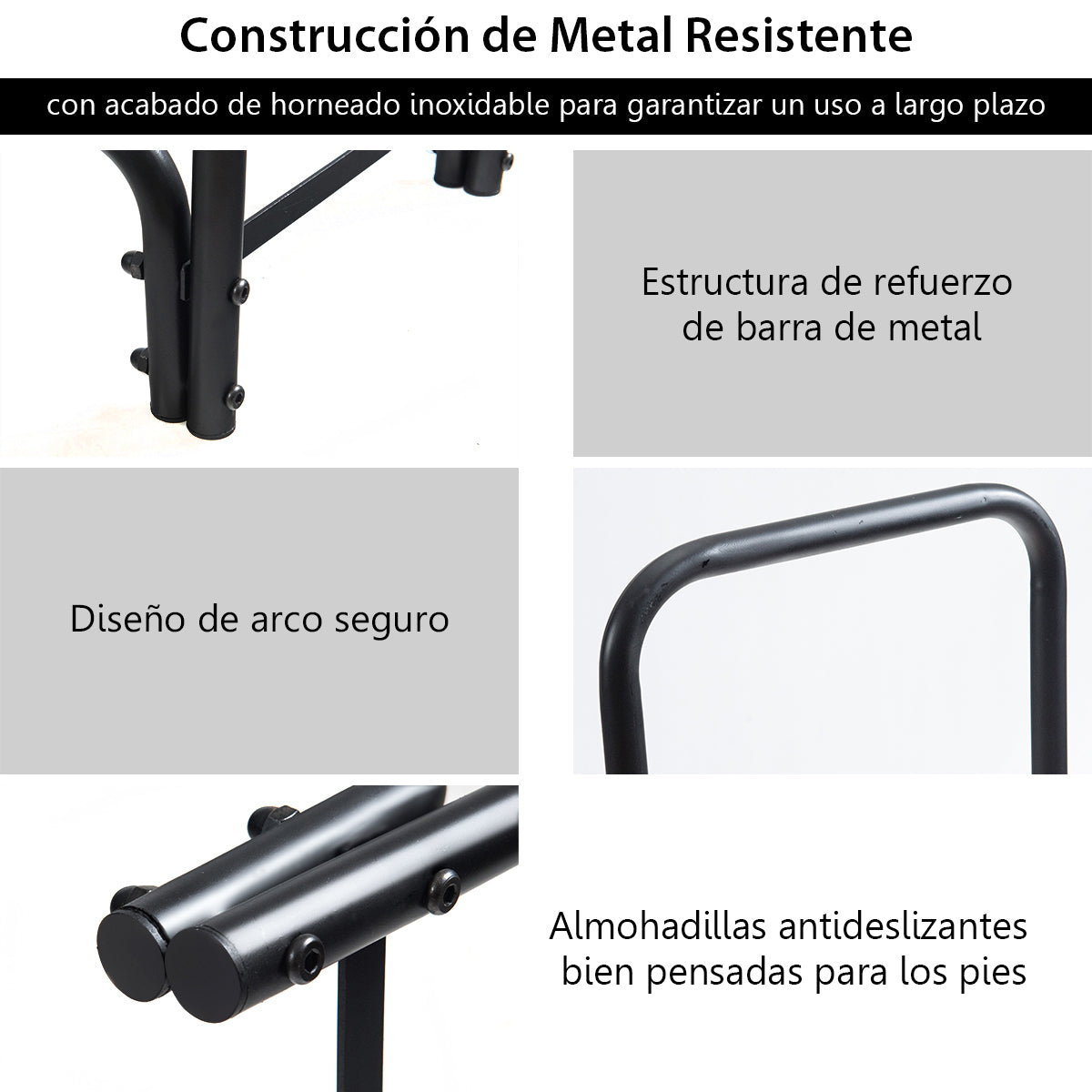 Soporte para Leña con Resistente Marco de Metal Tubular Protección Antioxidante 245 x 36 x 122,5 cm