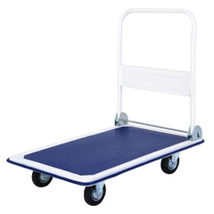 Plataforma Carro Plegable Carga Máxima 300 kg Carro de Transporte Carretilla de Mano 60 x 90 cm