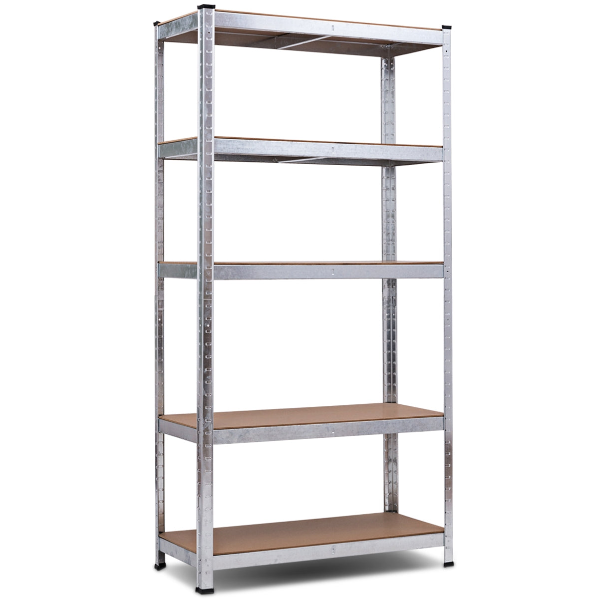 Estante con 5 Niveles y Repisas Regulables con Estructura en Acero Resistente para Casa Oficina Dormitorio Garaje 90 x 40 x 180 cm